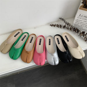 Pig Toe Half Sandals Female Silver