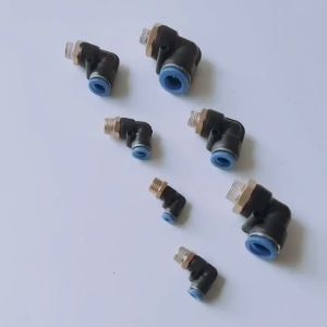 MPL Fitting Pneumatic L Elbow PL Male Drat M5 M6 M8 Selang 5mm 6mm 8mm