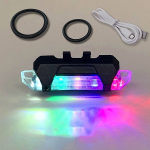 LAMPU SEPEDA 5 warna led Anti air