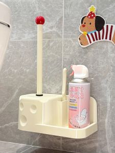 Dụng Cụ Vệ Sinh Nhà Tắm Tay Cầm Dài Không Có Góc Chết Dụng Cụ Rửa Nhà Vệ Sinh Dụng Cụ Nhà Bếp Thiết Yếu Giá Để Bàn Chải Vệ Sinh