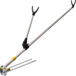 TRY&V | Dual Platform Fishing Rod Stand 2.1m with Ground Peg