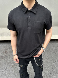 Áo Thun Polo Cổ Bẻ Tay Ngắn Thường Ngày Mùa Hè Cho Nam Blakat Dáng Ôm Vừa Vặn Chất Liệu Polyester Và Polyurethane Thoải Mái