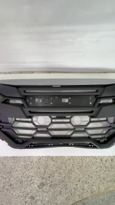 กระจังหน้า กระจังหน้าแต่งซิ่ง D-MAX ปี 2024 - ปัจจุบัน (ตัวเตี้ย 3 ชิ้น) +(ตัวสูง 6 ชิ้น) สีชุบโครเมี่ยม ติดตั้งเองได้!!