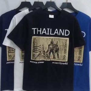 Paintmy[ove เสื้อยืดผู้ใหญ่ เสื้อยืดThailand งานสกรีนผ้าcotton อก34 ถึง 46 ใส่ได้ทั้งชายและหญิง