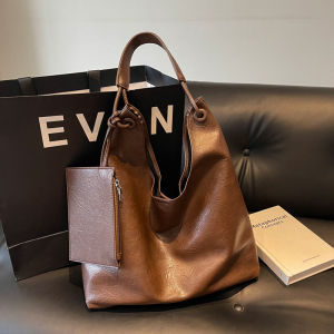 ทันสมัย ความจุขนาดใหญ่ ผู้หญิง Tote Bag กระเป๋าช้อปปิ้งใต้วงแขน นุ่ม Pu หนัง กระเป๋าสะพายไหล่เดี่ยวย้อนยุคสําหรับ ฤดูใบไม้ร่วง ฤดูหนาว 2024