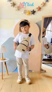 Lily And Clark Tas Selempang Anak Laki-Laki Dan Perempuan Berkualitas Warna Khaki SB03