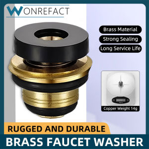 Brass Faucet Washer Sealing Ring Gasket Hot Cold Water Faucet Silicone Washers Kit Quick Mounting Unnecessary PTFE Sealing Tape