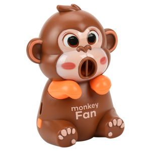 Cartoon Air-Blowing Cooling Attachment For Hot Drinks Portable Mini Fan Clip-On Design For Instants Cool For Summer Household