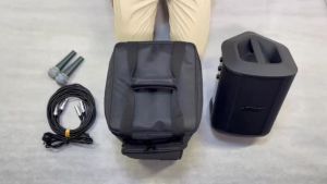 Simpel รุ่น S1 กระเป๋าลำโพง Bose S1Pro Plus วัสดุผ้า สีดำ ขนาด 24x28x33 ซม.