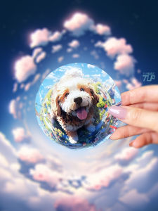 สติกเกอร์สะท้อนแสงสุนัขพันธุ์ต้นกำเนิด ป้ายรถยนต์สัตว์น่ารัก ปิดฝากระป๋องน้ำมัน ป้ายรถยนต์กันน้ำ ป้ายรถยนต์สัตว์