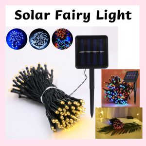 Solar Fairy Light Light Decoration Lampu Kelip Kelip 12M 100L 22M 200L