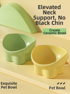 7o | Anti-Spill Slanted Pet Feeding Bowl
