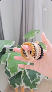 พร้อมส่ง⚡ มีเก็บเงินปลายทาง💸 ยางรัดผมแบบเกลียว สไตล์เกาหลีมี 5 สีให้เลือก  (ราคาต่อ 1 เส้น) : Do hight