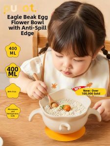 PUTOT | Anti-Slip Baby Feeding Bowl for Independent Eating