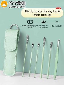 Dụng Cụ Vệ Sinh Tai Chuyên Nghiệp Hình Con Lùn Hình Lò Xo Dùng Cho Người Lớn Dụng Cụ Vệ Sinh Tai Tại Nhà Thương Hiệu Pongyi