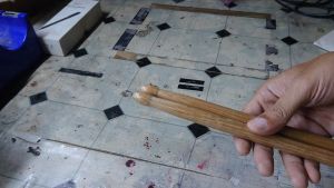 Dùi trống nặng đầm loại dài