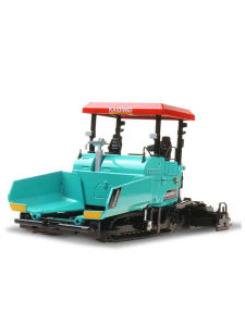 รถตักเท้าเลน Asphalting แบบจำลองรถเครื่องยนต์อเนกประสงค์สำหรับเด็กชาย Kadiwei Alloy Engineering Vehicle Model Simulation Road Asphalting Machine Toy Display