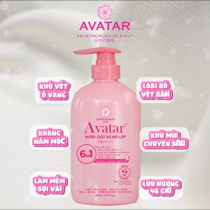 Nước Giặt Xả Đồ Lót Chuyên Dụng 6 in 1 Avatar Lưu Hương 48H  Hương Hoa Anh Đào 500mL
