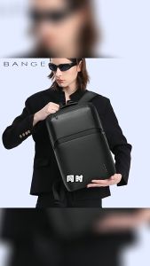 BANGE BG6625 Slim Backpack Leather Tas Ransel 15.6 Inch Laptop Kulit Sapi