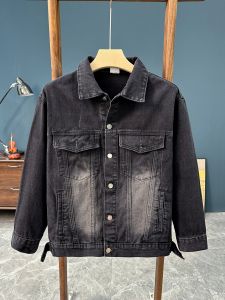 Heavy Industry Stone Washed American Fashion Brand Casual Loose Denim Jacket Men Spring & Fall Retro Handsome Cargo Jacket Coat