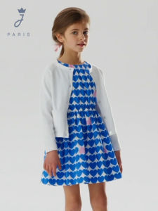 Jacadi | Cotton Knit Cardigan Sweater for Girls Spring Autumn Wear