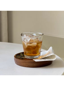 แก้วกาแฟ Drity ทรงไม่สมมาตร ที่รองรับความร้อนสูง แก้วใสแบบพับได้ สำหรับเครื่องดื่มแอลกอฮอล์ อเมริกันออลน้ำแข็ง แก้วดื่มเหล้า