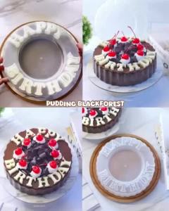 18cm Round Cake Baking Mold Cheese Cake Jelly Pudding Pancake Pizza Pie Bread Baking Ute Happy Birthday Silicone Baking Mold