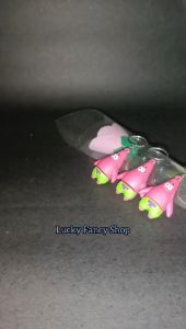 GANTUNGAN KUNCI KARET PATRICK STAR ISI 3 RUBBER KEYCHAIN HADIAH SOUVENIR LUCU