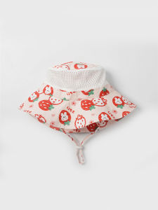 Breathable Mesh Baby Girls Wide Brim Sun Hat Spring Summer Infant Child Thin Sunscreen Fishing Cap Cute Style Cotton Hat