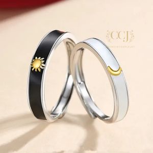Cincin Couple Silver Adjustable S43 | Pasangan | Nikah | Lamaran | Hadiah | Tunangan 925 Perak | Aksesoris Pria Wanita