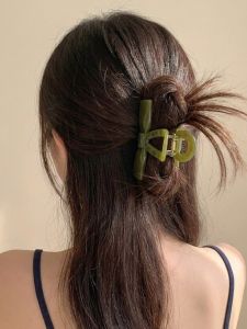 hellocandy | Mint Green Transparent Hollow Carved Large Capacity Anti-slip Hair Clip