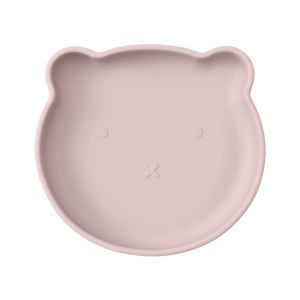 1PC Silicone Baby Dishes Suction Dining Plate Cartoon Bear Shape Baby Plates Eating Training Baby Food Storage Kids Tableware