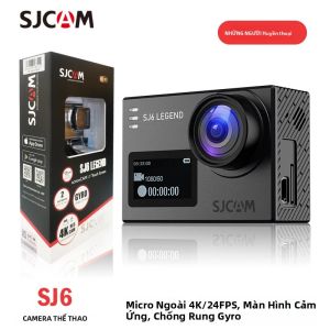 Camera Hành Động SJCAM SJ6 Legend 4K Chống Nước 30M Với Tính Năng Ổn Định Hình Ảnh Bằng Con Quay Hồi Chuyển Màn Hình Cảm Ứng 2.0 Inch WiFi 2.4G Dành Cho Lặn Và Đạp Xe