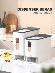 Dispenser Beras Otomatis 6-12KG E13-E14: Penyimpanan Beras Food Grade