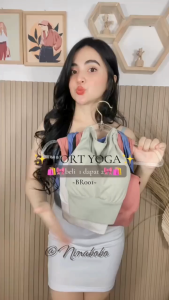 Ninabobo BR001 Bra Sport Yoga Olahraga Pakaian Wanita Tank Top Model Crop Fashion - Ready Stok, Siap Dikirim, dan Tanpa Logo (GRATIS ONGKIR untuk Reseller, Dropshiper & Grosiran)