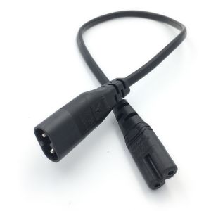 "8" Figure C7 Power Cable with SwitchIEC 320 C8 to C7 Extension Cord with On/Off C7 Power Lead cables switch Short Wires