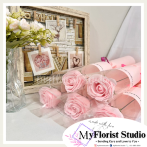 MYFLORIST Single Stalk Soap Rose Soap Flower Bouquet | Sejambak Bunga Sabun Ros Batang Tunggal