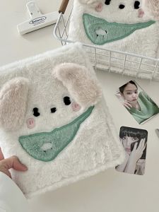Original Bib Puppy Plush Card Binder A6 Loose-Leaf Four-Grid Album Aidou Album Mini Truck Star-Chasing Storage Book Books