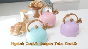 Teko Air Siul Ceret Bunyi Ketel Asta Whistling Kettle Solid 3 Liter