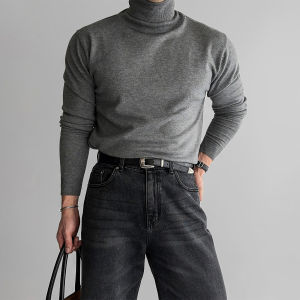 DAVID&ME | Autumn Spring Korean Casual High Collar Long Sleeve Underwear