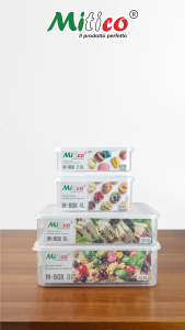 Ms.Me MBox nestable design Storage Stackable Container Bekas Makanan Bekas Simpanan Storage box