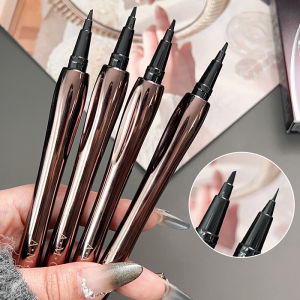 【Grilrigrin】New Blade Eyeliner Pen Long Lasting Easy To Grip Waterproof Sweat Proof Quick Drying Thin Liquid Lying Silkworm Brow Pen Korean Makeup ﻿