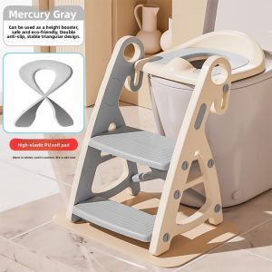 Childrens Toilet Training Seat Triangle Step Stool Auxiliary Pad Holder for Boys And Girls Baby Bathroom Supplies