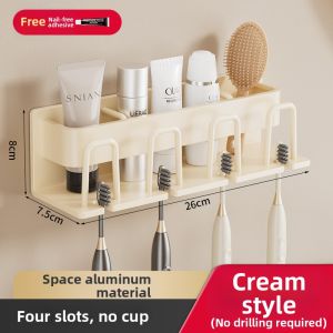 MOLORE | Bathroom Wall-mounted Toothbrush Organizer No Drilling