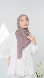 Kalisha - Hawa Voal Hijab Segi Empat Bahan Voal Premium Jahit Tepi
