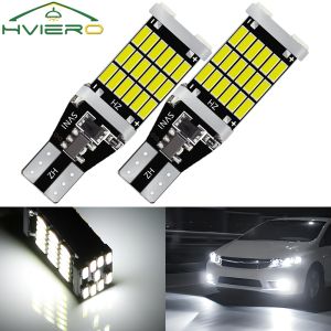 2X T15 4014 W16W Car Auto LED Reverse License Plate Light Trunk Lamp White 45SMD 30SMD Wedge Canbus Backup Brake Parking Light