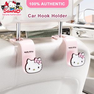 100% Authentic Sanrio Hello Kitty Hooks for Car Accessories Cinnamoroll Waterproof Strong Holder Hanging Hook Organizer Kuromi Melody LFB206
