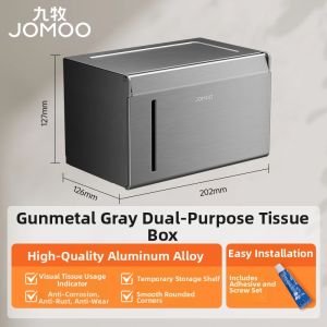 JOMOO | No Drill Wall Mounted Toothbrush And Cup Organizer