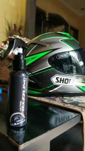 Auto Dazzling Helmet Cleaner Perawatan Pembersih Helm Pewangi Pengkilap Kaca Visor Doff