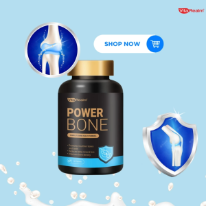 VitaRealm PowerBone 60 Softgels | Calcium Vitamin D3 | Osteoporosis | Improves Bone Density
